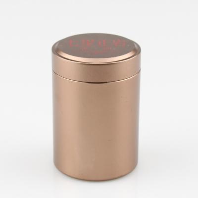 China Recyclable Round Aluminum Alloy Pill Tea Tin Can Packaging Airtight Tin Can Maker for sale