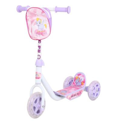 China PVC tri scooter for kids with bag foot scooter kick scooter for sale for sale