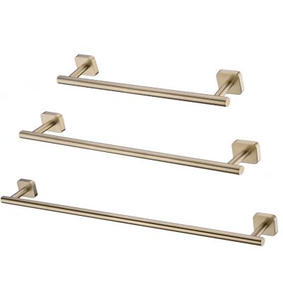 China Hotel Towel Bar Holder 9-30 Inch Bathroom Accessories Modern Stainless Steel Single Towel Rail for sale