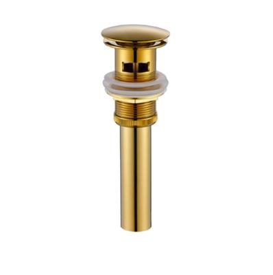 China Pop Sink Lavatory With Drain Modern Brass / Without Overflow Face Basin Drain Auto Stopper for sale