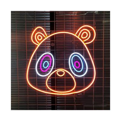 China OUTDOOR STORE custom acrylic panda neon led sign led beer birthday party anime sign neon light neon signs for sale