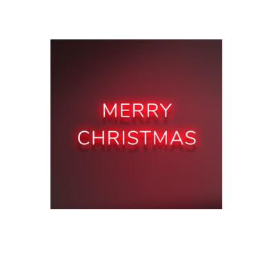 China Wholesale Decoration NS315 Indoor Merry Christmas Signs Led Open Neon Sign For Outdoor Christmas Decoration for sale