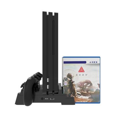 China PS4 PRO/SLIM pro PS4 Console Controller Disc Storage Rack Ps4 Games Console Fan Slim Charging Stand for sale