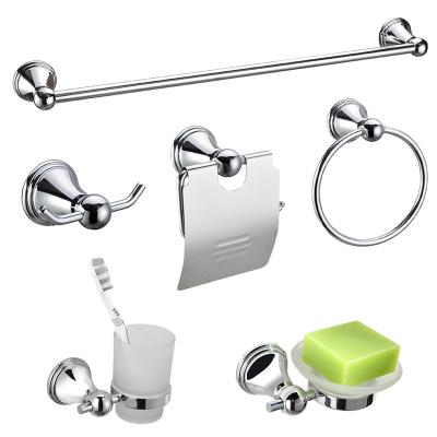 China Hotel Modern Bathroom Accessories Stainless Steel Bath Set Luxury Bathroom Accessories for sale