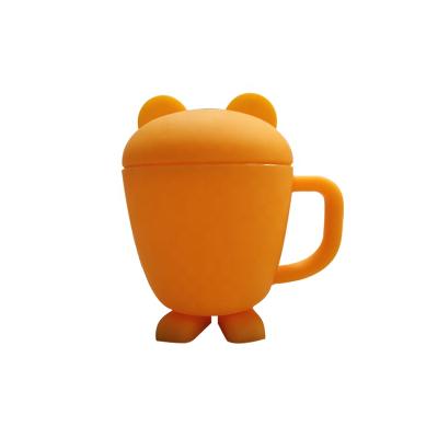 China High Quality and Best Viable Price QQ Tiny Feet Shape Kids Silicone Folding Cup for sale