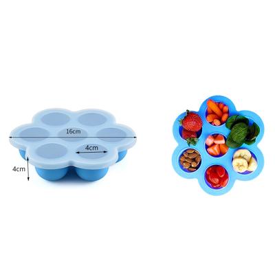 China Freshness Preservation Silicone Mum Food Grade Rest Assured Silicone Storage Baby Food Container for sale