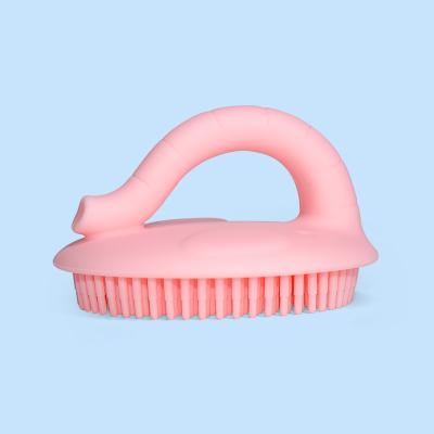 China New Design Legenday Baby Bath Brush Silicone Baby Hair Massager Brush Baby Bath Shampoo Hair Wash Cleaning Brush for sale