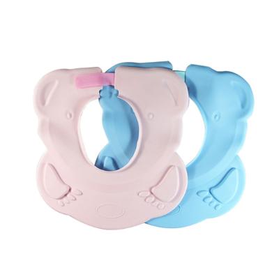 China Viable Wholesale Cheap Creative Baby Shower Adjustable Ear Soft Shower Hat for sale