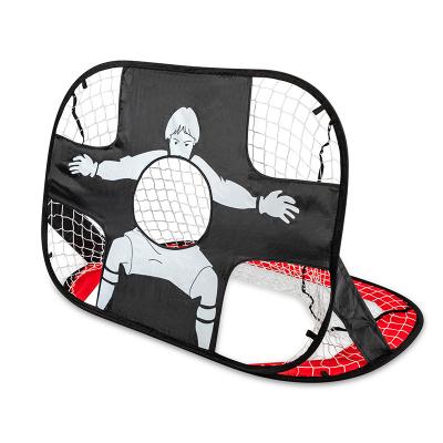 China Durable Portable Foldable Practical Soccer Net Portable Kids Play Mini Soccer Goal Net Ball Rebounder for sale