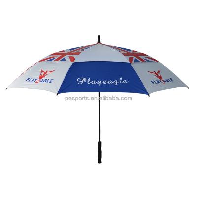 China PLAYEAGLE Golf Convenient Automatic Deck Double Deck Automatic Men's Umbrella Waterproof Sun Protection Against Wind for sale