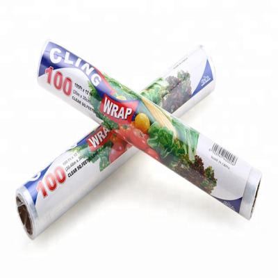 China High quality food grade packaging film moisture proof pe cling film wrap film wrapping clear plastic paper for sale