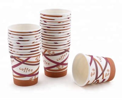 China Ripple Disposable Wall/Double Wall/Single Wall Disposable Coffee Paper Cup for sale