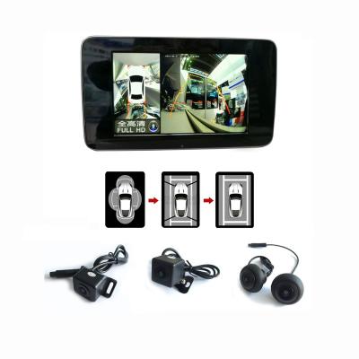 China 720*576 Around View Car Monitor 360 Degree Camera Bird View System With 4 HD Camera Bird View System for sale