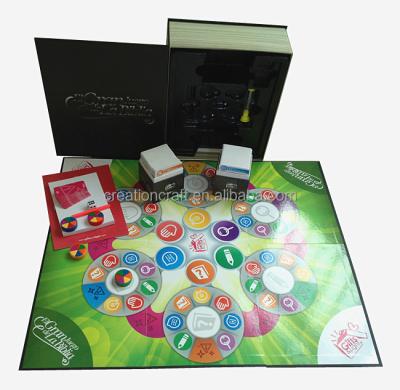 China Custom Paper + Plastic Table Board Game Supplier / Play Cool Math Games For Kids for sale