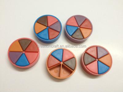 China Trivial Pursuit Plastic Pizza Shape Plastic Game Pawns Board Game Token Pieces for sale