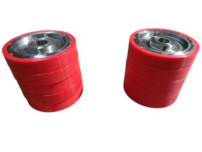 China Custom Colour Industrial Polyurethane Coated Wheels For Trucks And Machinery for sale