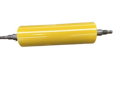 China Heavy Duty PU Coated Roller 90 A Shore Hardness Polyurethane Conveyor Rollers Te koop