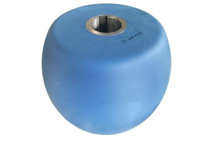 China Blue Color Polyurethane Coating Wheels Customized Heavy Duty Industrial Wheels for sale