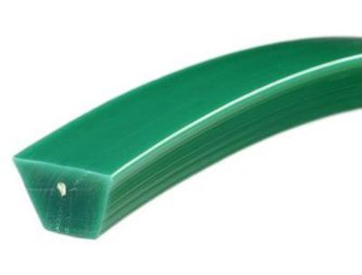 China Green or Red Color PU Reinforced Belt Polyurethane V Belt Diameter 4mm-20mm for sale