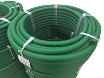 China 18 mm Superficie áspera Poliuretano PU Cinturón redondo Verde Color resistente al desgaste en venta