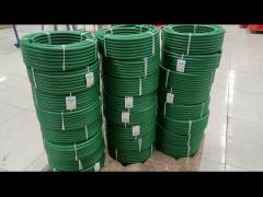 Polyurethane Rough Round Belts, 18mm 88A Shore Hardness Light Green Color