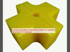 Chemistry Resistance Polyurethane Buffer For Hydraulic Hammers 95 A Hardness