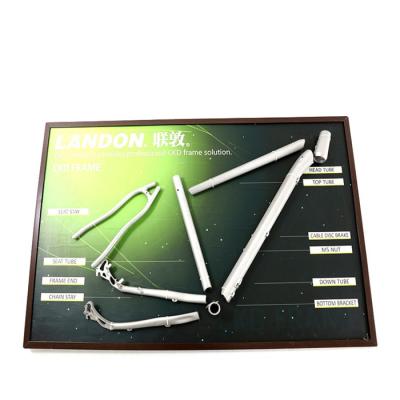 China Customized Bicycle Parts Bike Frame LANDON Wholesale CKD Aluminum Alloy 6061 OEM Fork Dropout Tube Spoke Customized for sale