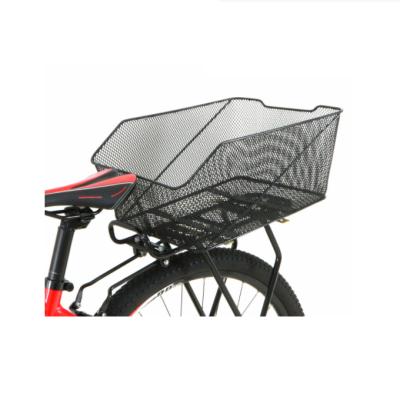 China Hot selling high quality steel bicycle steel rear basket for bike storage for sale