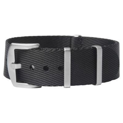 China Fanshion NEW NATO Seatbelt Straps Nylon Strap Watch Band Watch Nylon Black Color for sale