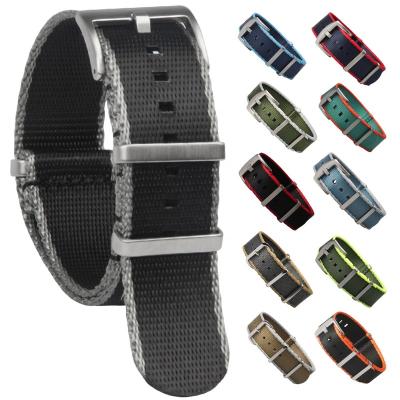 China Fabric Seat Belt NATO Strap Nylon Seat Belt Strap NATO Band 18MM 20MM 22MM 24MM Manufacturer for sale