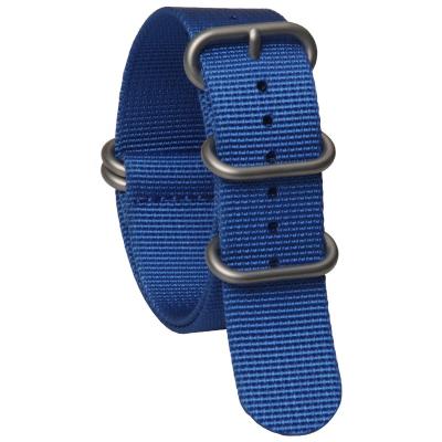 China Zulu Nylon Wholesale 1.5mm Thickness Marine Zulu Nylon Watch Strap 24mm Wrist Watch Bands For Deep Sea Diving Watch for sale