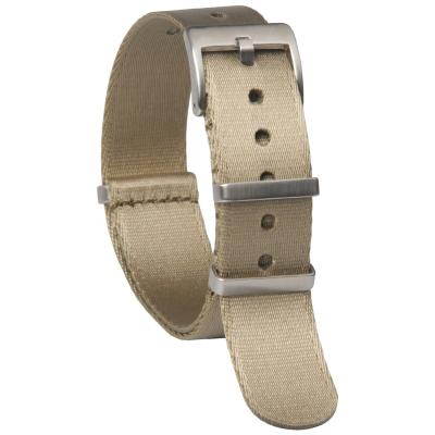 China Custom 1.2mm Thick Khaki Nato Strap Nylon Woven Watch Strap High Quality Nylon Woven Watch Band For OMEGA Watches for sale