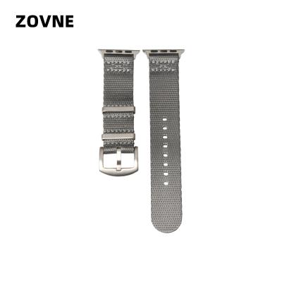 China Fabric Gray Apple Watch Strap Apple Watch Band for sale