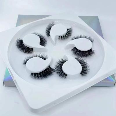 China Hot Sale Natural Soft Wholesale Women's Wave Lashes Vegan Artificial Mink Eyelashes for sale