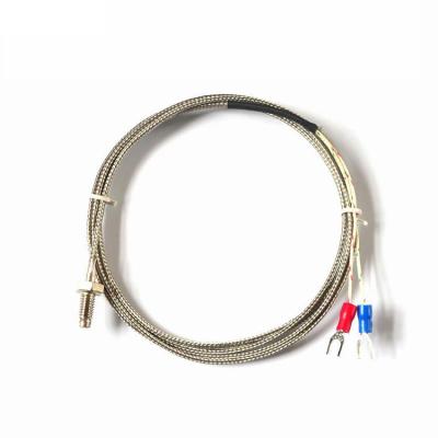 China M6 M8 Screw K Type Thermocouple Temperature Sensor Wire Probe For Temperature Controller 1M 2M 3 4M 5M T29C for sale