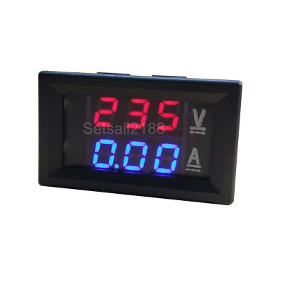 China Current Current Current AC 60-300V 10A 50A 100A Digital AC Voltage Meter Ammeter And Voltmeter AC Voltage Meter 0.28 Inch for sale