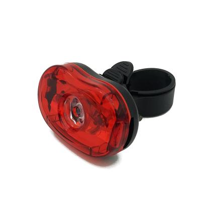 China NINGBO LED Bicycle AAA Light Red Bike Safe Warning Battery 3 LED Rear Light Outdoor Bicycle Night Cycling Road Emergency Light Waterproof Lantern for sale