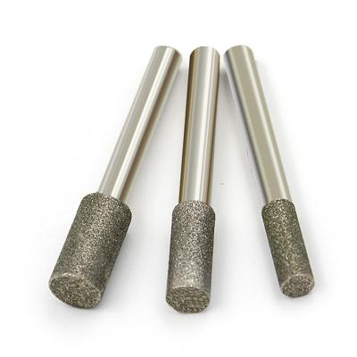 China Cylindrical hardness high flat surface, manufacturers direct all kinds of diamond grinding head 6mm8mm10mm for sale