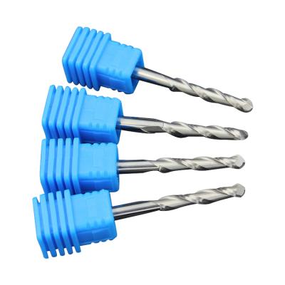 China Carbide Cutting Tools Wear Resistant Single-flute Milling Cutter Tungsten Carbide Ball Combo Flat Cutter for sale