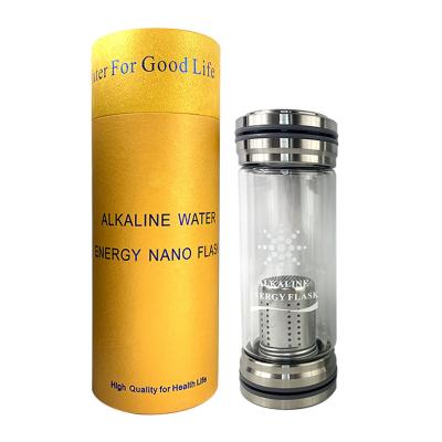 China Water Bottle Alkaline Anion Weak Energy Water Cup Minerals Alkaline Nano Viable Hydrogen Health Rich Cup for sale