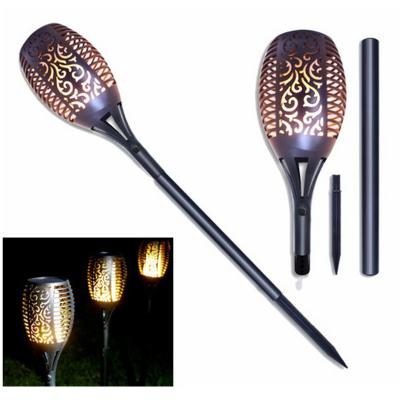 China IP65 Solar Garden LED Torch Light Lamp Outdoor Waterproof Lawn Garden Light for sale