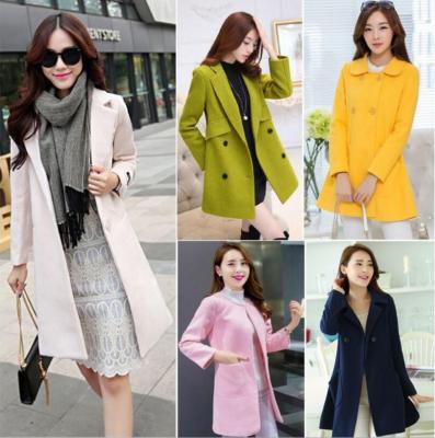 China Women's Warm Coat Of Blend Breathable Cheap Winter Wool Suitable For Large Women's Coats for sale