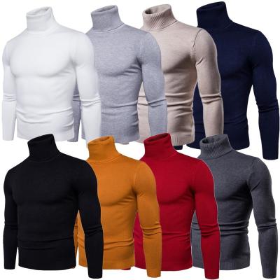 China 2023 New Winter Men's Sweater Trade Turtle Neck Men's Sweater Anti-wrinkle Jacket for sale