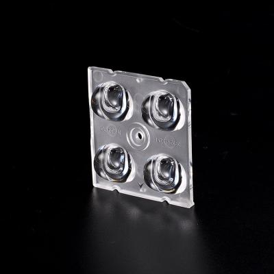 China Street Light Optical Lens 5050 4 in 1 Led Injection Molding For Opthalinc Lenses PC Raw Materials Road Lighting Multi Lens for sale