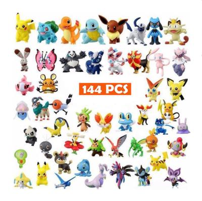 China Cartoon Toy Hot Sale Good Quality 2-3cm Pokemon Go Mini Child Toy Action Figure Model for sale