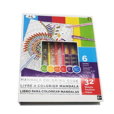 China High Quality Eco Friendly Color Drawing Book And Pencil Set Conscious Coloring Book for sale