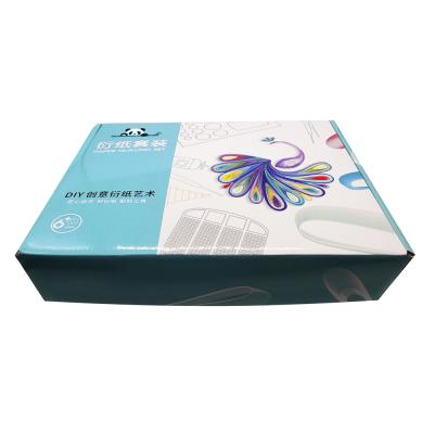 China New China Manual Paper Quilling Tool Kit Beginner Roll Bypass Drawing Materials Package Receiving Box for sale