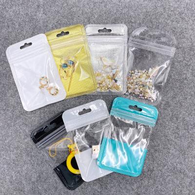 China Recyclable Mini Pouch 7*11 Full Colors Transparent Poly Bag Zip Lock Small Plastic Bags Tote Bags OEM for sale