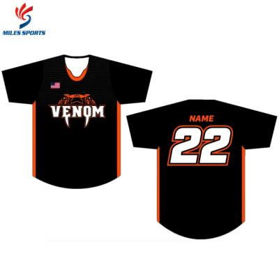 China Antibacterial Custom Make Baseball Jerseys Polyester Breathable Baseball Shirts Made In China Jerseys for sale