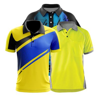 China Running Men's Golf Polo Sport Sublimated T-shirts Breathable Women's Anti-Wrinkle Classic Style Tee Sublimation T-shirts for sale